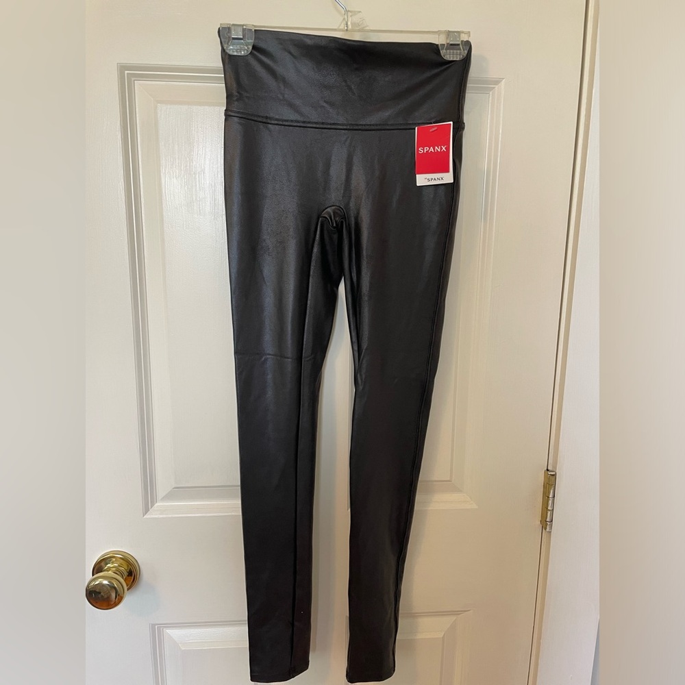SPANX Faux Leather Leggings
